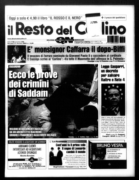 Il Resto del Carlino : giornale dell'Emilia